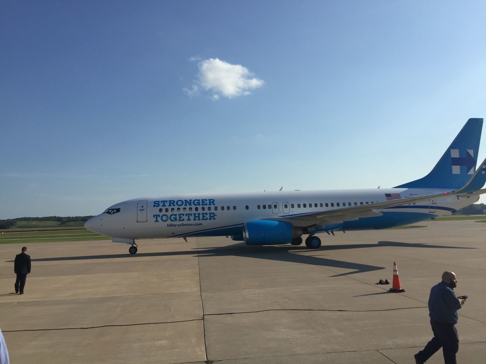 Clinton's new plane